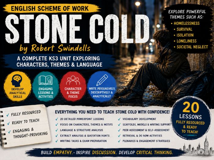 Stone Cold Complete KS3 Scheme of Work