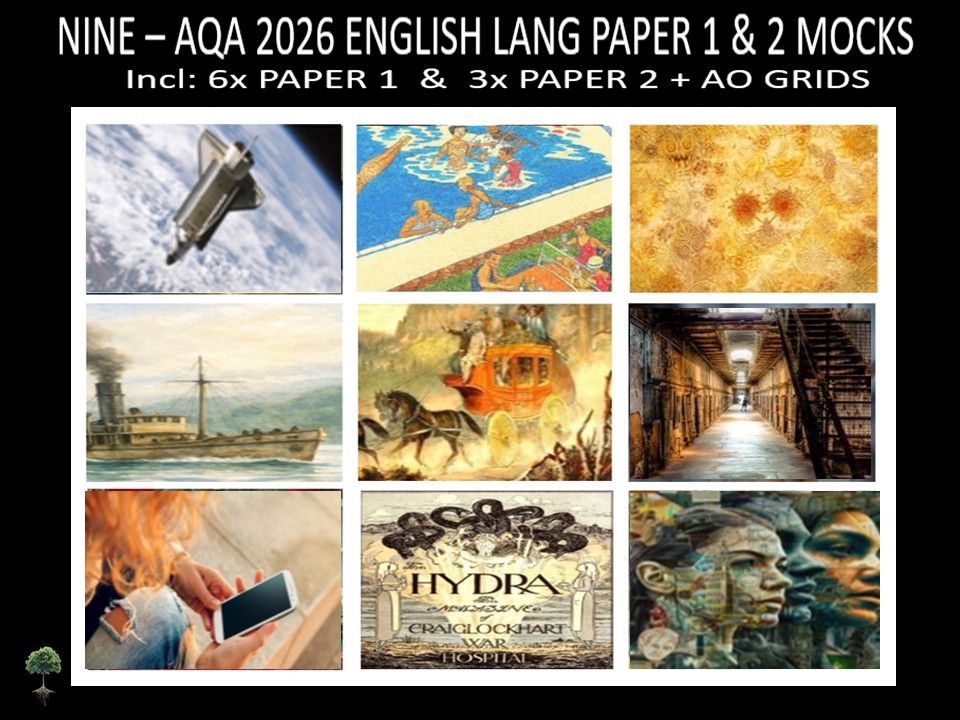NINE - AQA PAPER 1 & 2 | 2026 FULL MOCKS | AO GRIDS