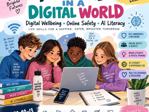 Digital Wellbeing & AI Life Skills | Ages 10-13