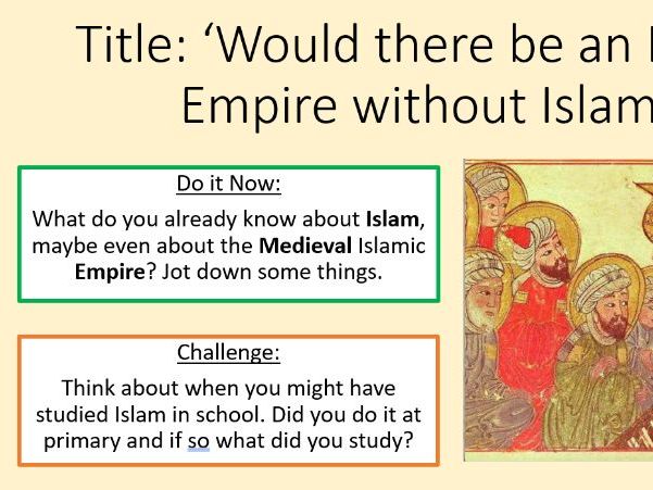 Islamic Empire KS3 History Lesson 1/6 - Origins of the Islamic Empire