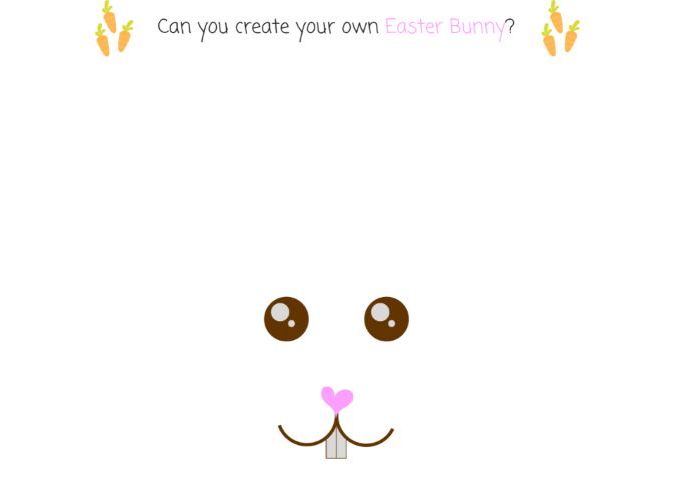 Easter Bunny Nature Craft