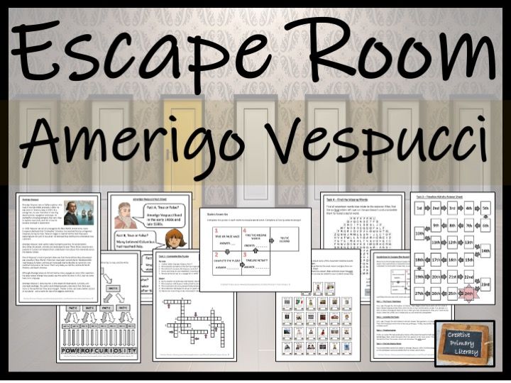 Amerigo Vespucci Escape Room Activity