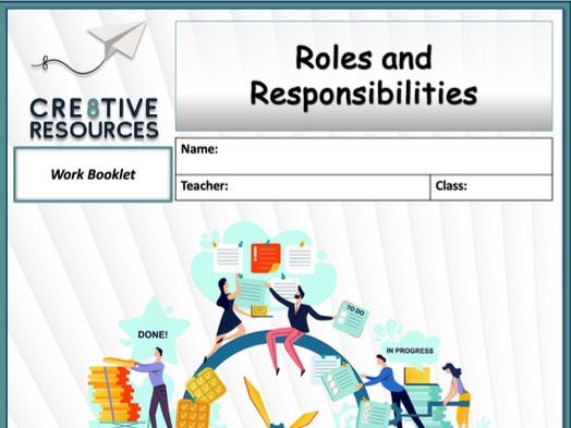 Roles and Responsibilities - Student Work booklet editable