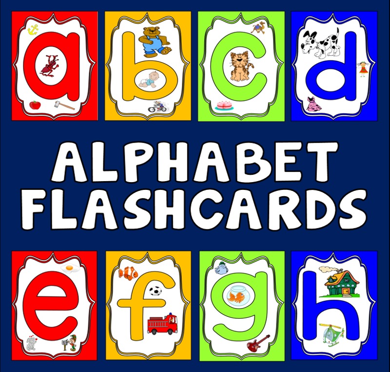 ALPHABET FLASHCARDS a4 size PHONICS ENGLISH LITERACY EARLY YEARS SOUNDS POSTERS DISPLAY