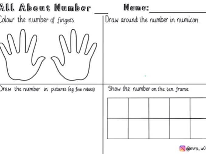 Number Representation 1-10