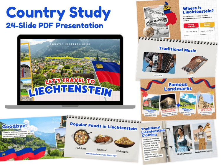 Liechtenstein Country Study | Geography & Culture 24-Slide Presentation