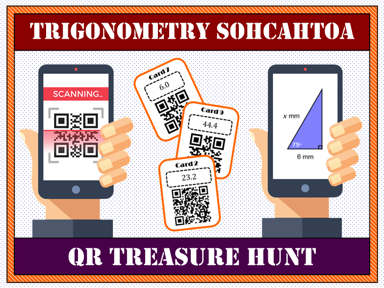 📐 Trigonometry SOHCAHTOA QR Treasure Hunt 📱