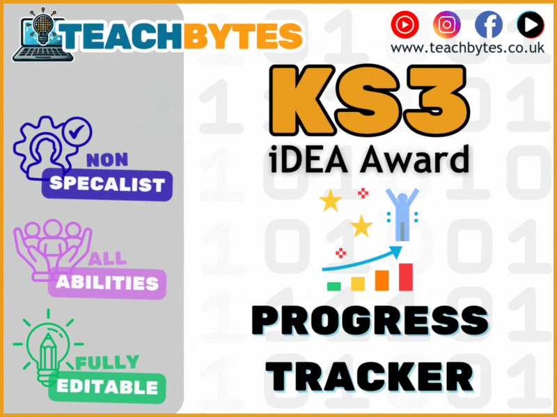 KS3 iDEA Award Progress Tracker