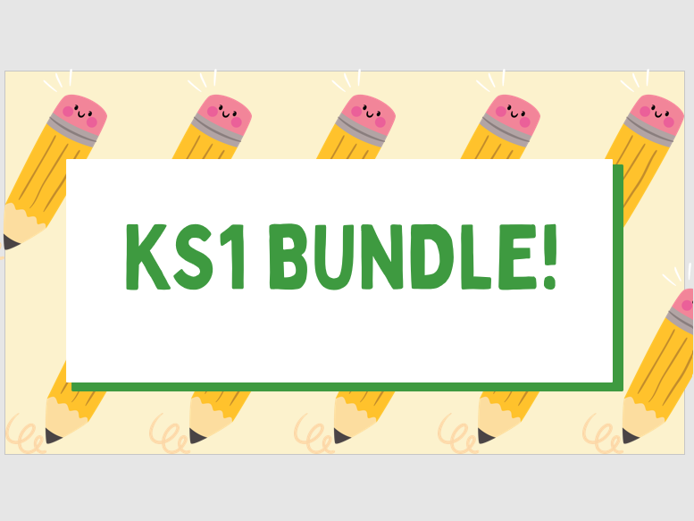 150 KS1 Math Starters for £5! Bundle!