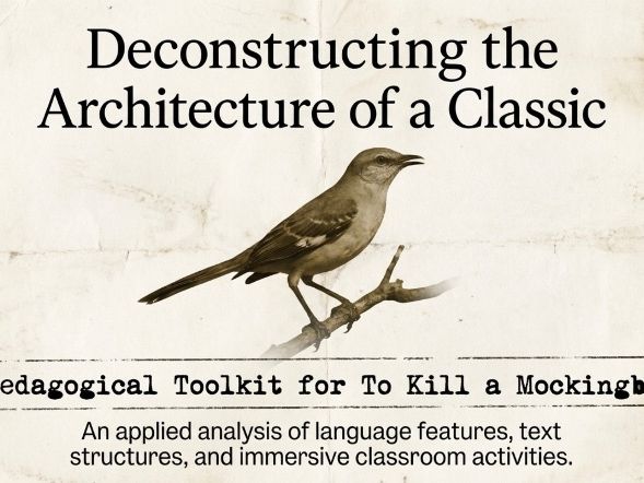 To Kill a Mockingbird Full Unit Plan | Year 9–10 English | Analysis Activities