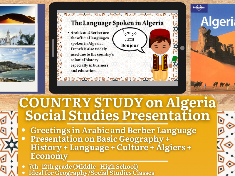 Country Study Presentation on Algeria - Northern Africa - Maghreb