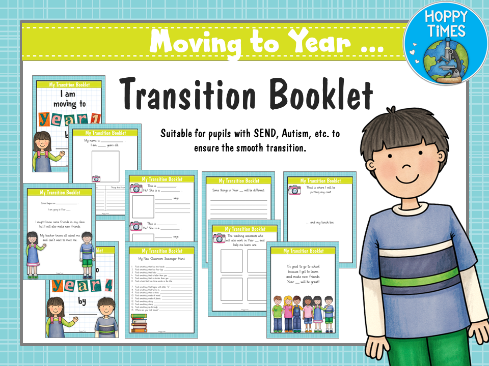 Transition Booklet Sen Autism Teaching Resources