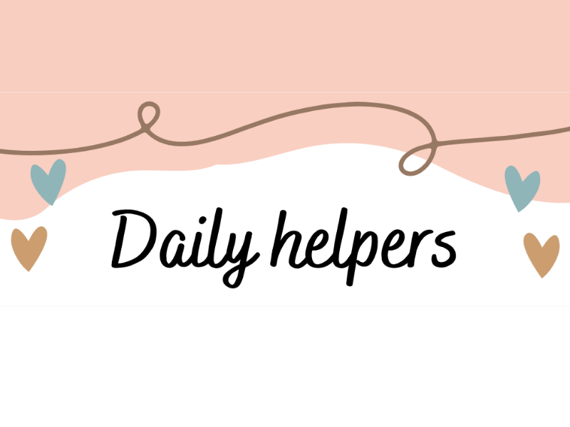 Daily helpers poster