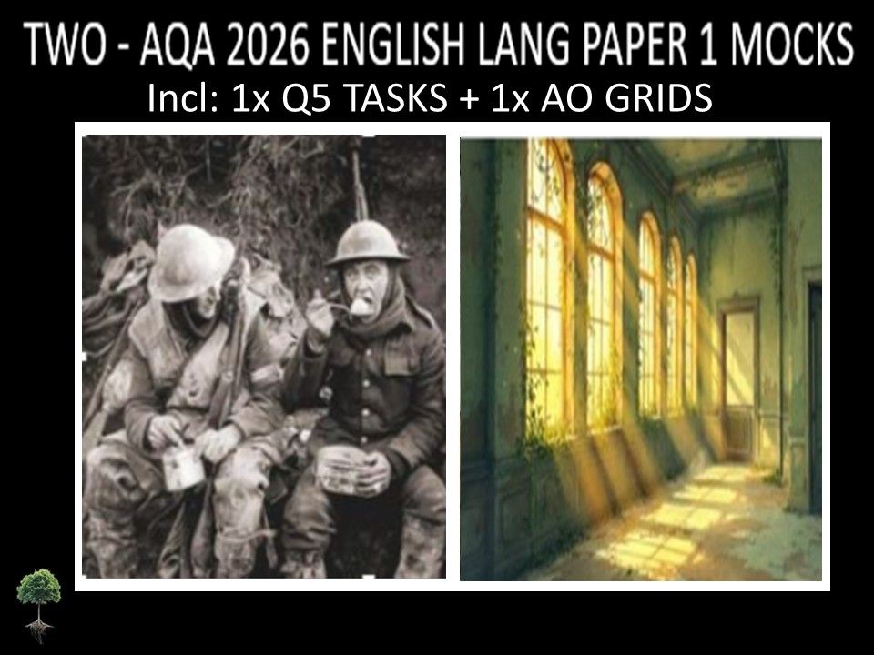 TWO - AQA PAPER 1 | 2026 FULL MOCKS | Q5 TASKS | AO GRIDS