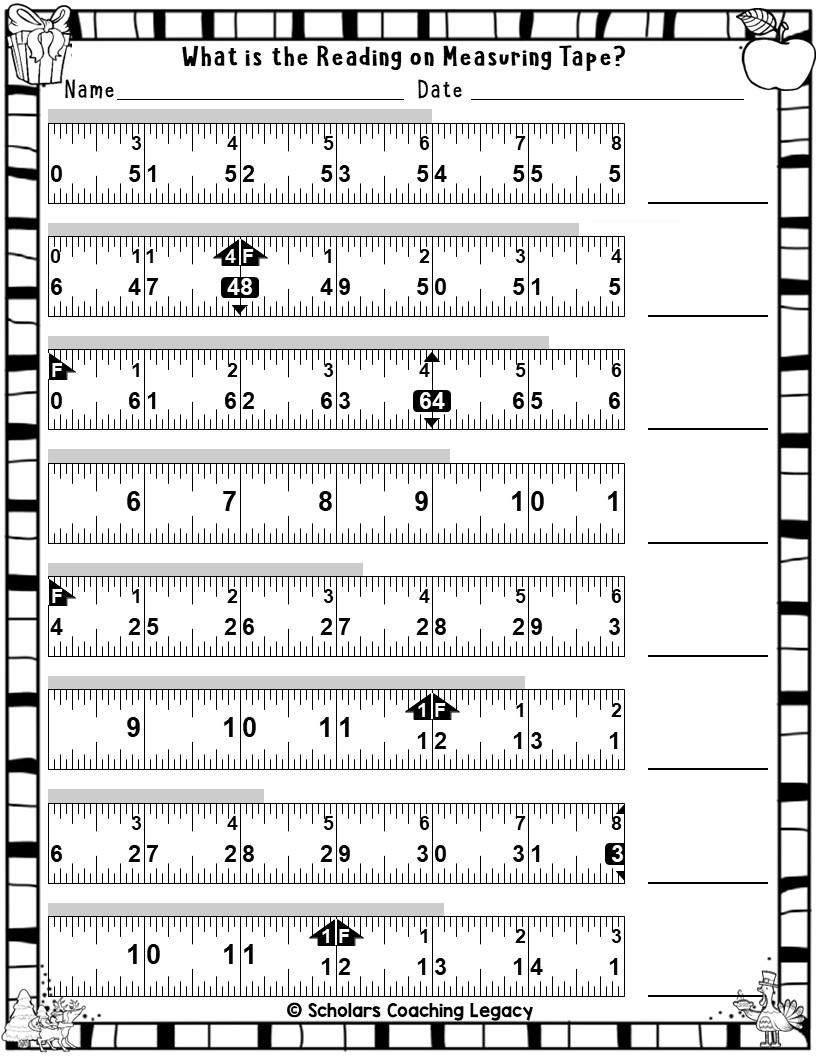 What is the Reading on the Measuring Tape? Measurement in Feet & Inches