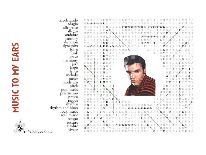 Music to my Ears wordsearch