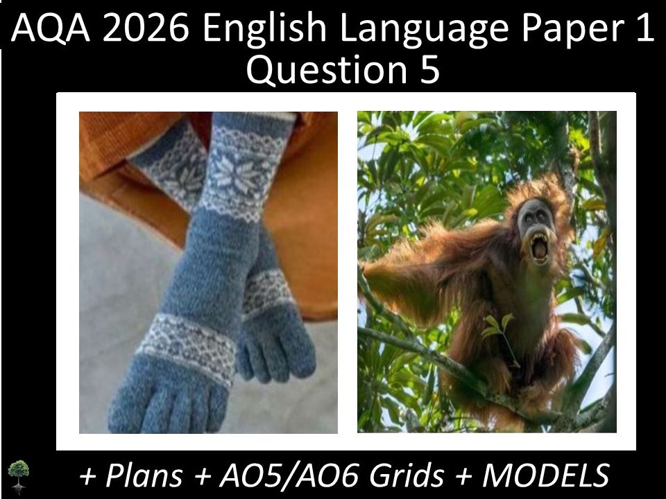 Two Question 5 - AQA 2026 GCSE English Language Paper 1 | Plans, AO Grids, Models