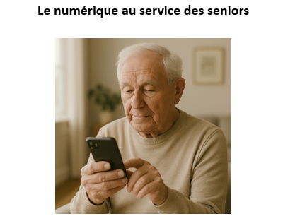 AQA A Level French stimulus card worksheet - Le numérique au service des seniors