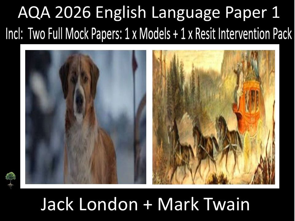 Two AQA 2026 English Language Paper 1 Mocks | Resit Intervention | Models