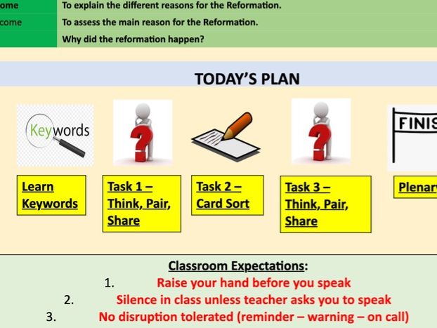 7. Why did the Reformation happen? - The Tudors - KS3 History Lesson Plan