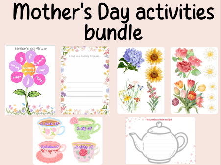 Mother's Day activities- bundle- continuous provision