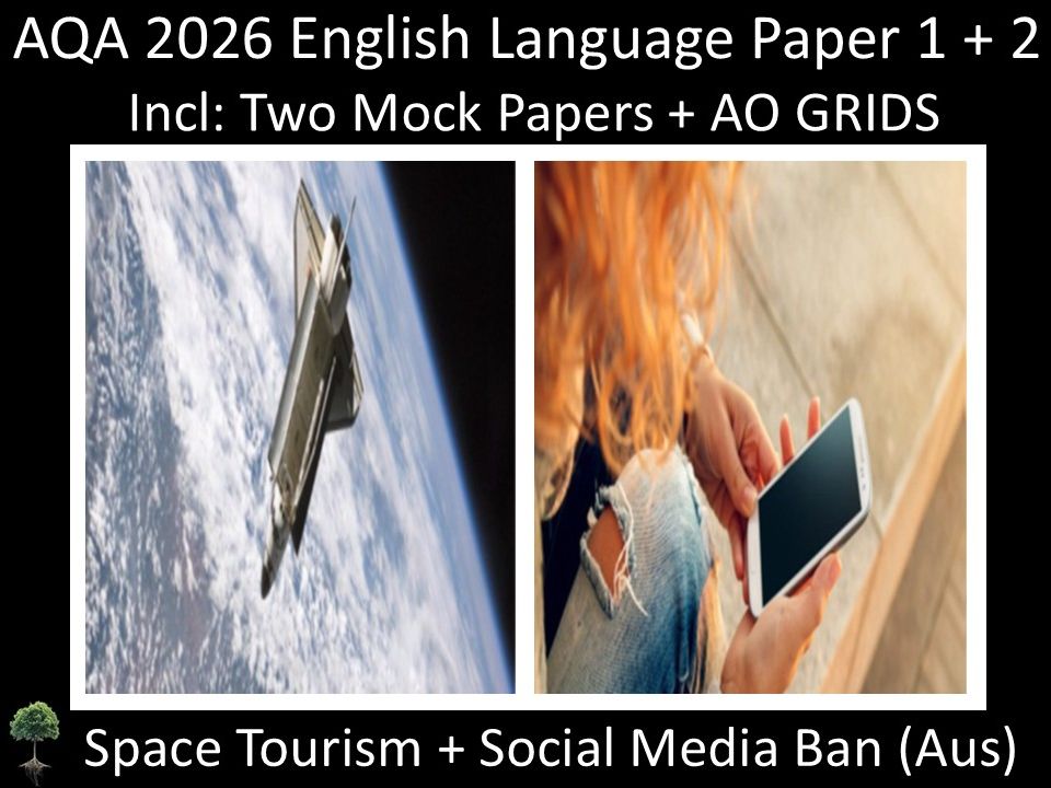 Two AQA 2026 English Language Paper 2 Mocks | AO GRIDS