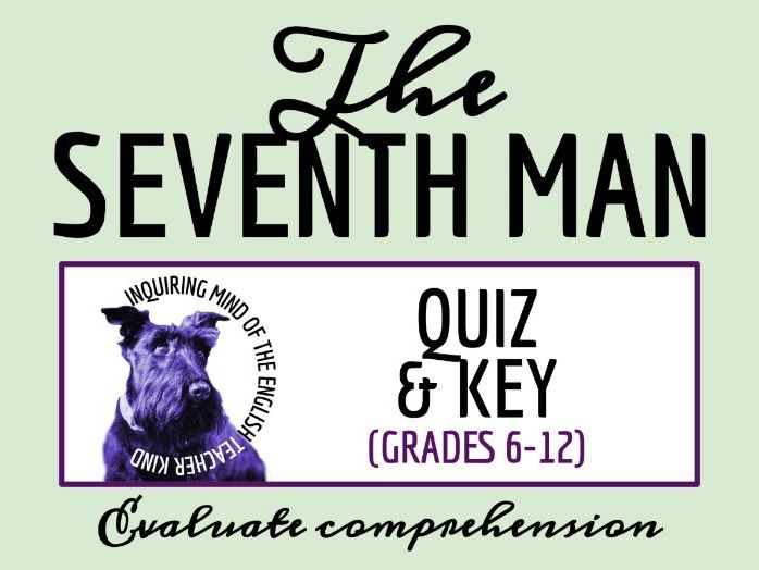 "The Seventh Man" by Haruki Murakami Quiz and Answer Key | Story of Survival