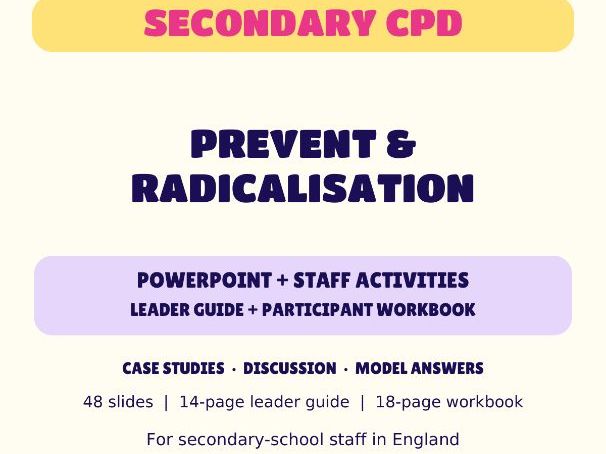 Prevent & Radicalisation | Secondary CPD