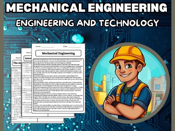 Mechanical Engineering Reading Comprehension Passages & Questions ...