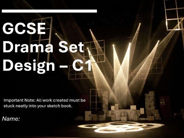 GCSE Drama Component 1 Set Design Workbook Edexcel