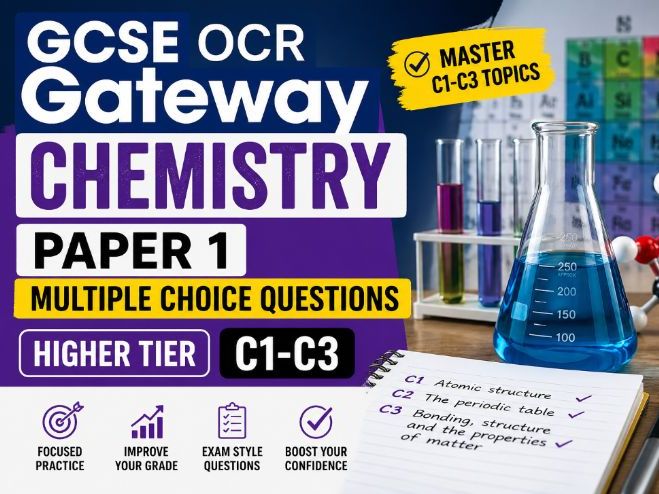 Ultimate Multiple Choice GCSE Chemistry Paper 1 Revision Pack With Answers