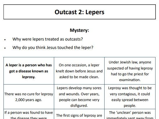 Was Jesus on the side of the outcasts?