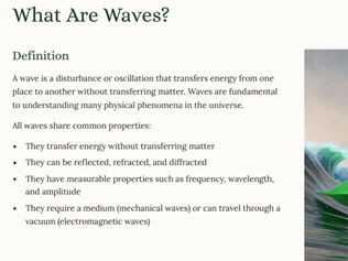 AS Level Physics - 7.2 Transverse and Longitudinal waves