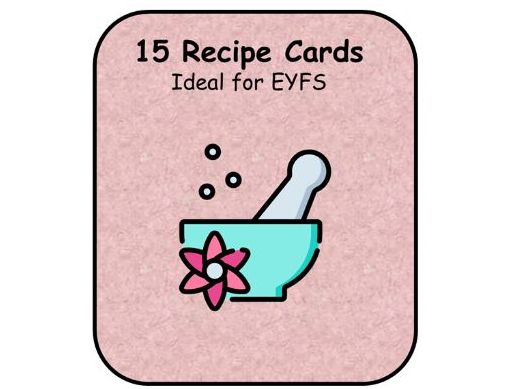 15 Colourful Recipe Cards