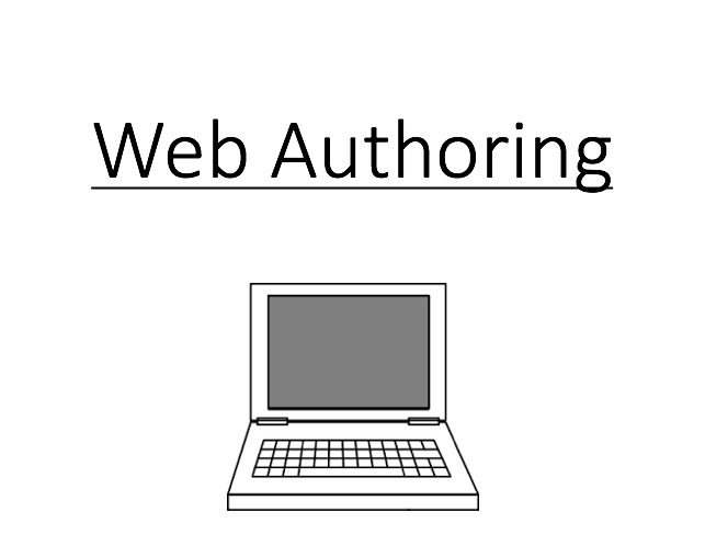 Web Authoring Lesson