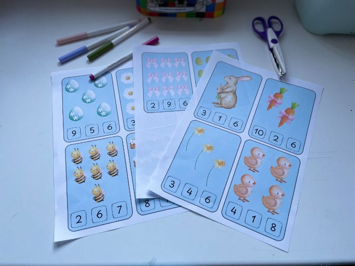 Easter Peg Numbers