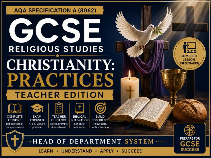 GCSE Religious Studies Christianity Practices Teacher Edition | AQA Specification A (8062) Lesson Pr