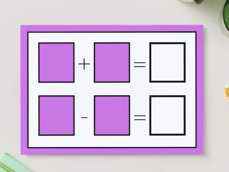 Addition and Subtraction Mat – Practical Maths Activity