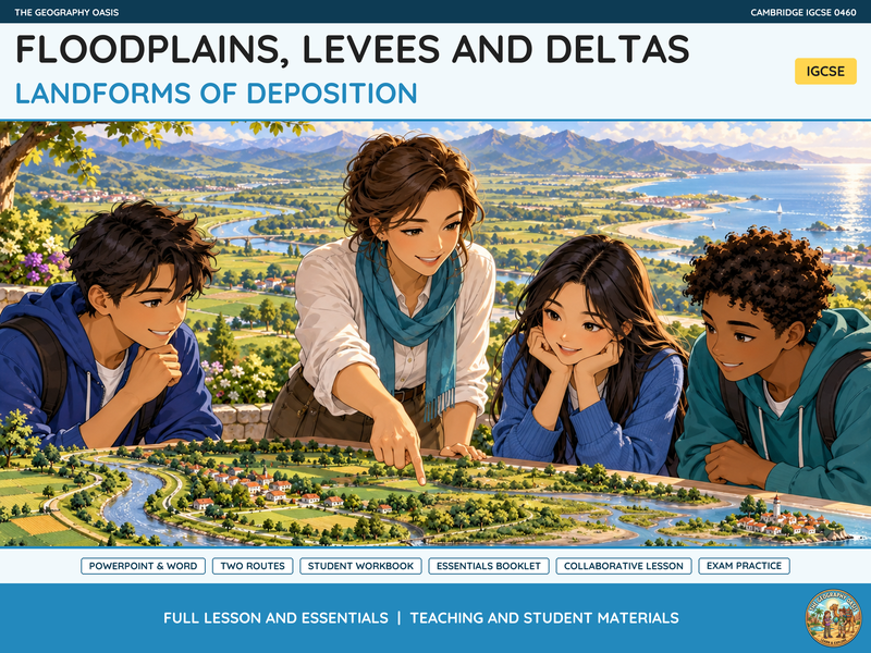 Floodplains, Levees and Deltas | River Deposition | IGCSE Geography