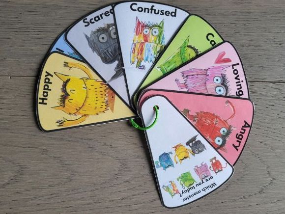 The colour monster Emotions fan