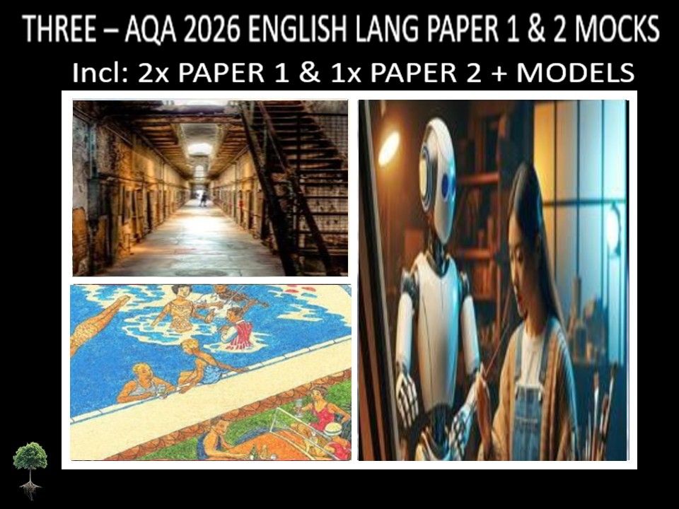 THREE - AQA PAPER 1 & 2 | 2026 FULL MOCKS | MODELS