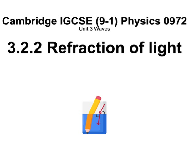 Refraction of Light — Full Lesson [IGCSE Physics]