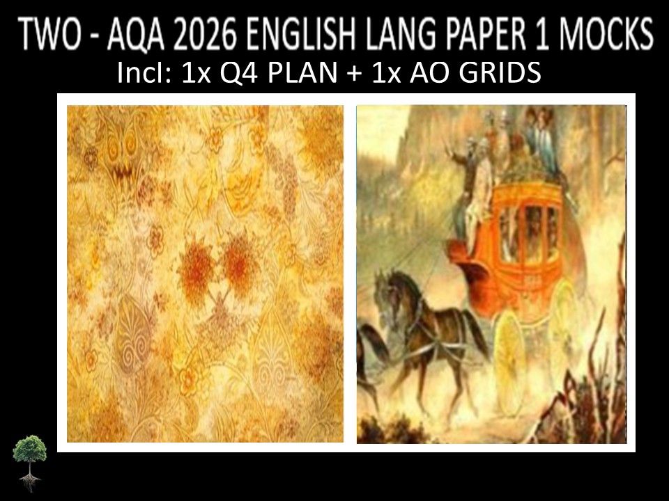 TWO - AQA PAPER 1 | 2026 FULL MOCKS | Q4 PLAN | AO GRIDS