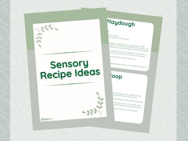 Sensory Play Ideas and Recipes Guide