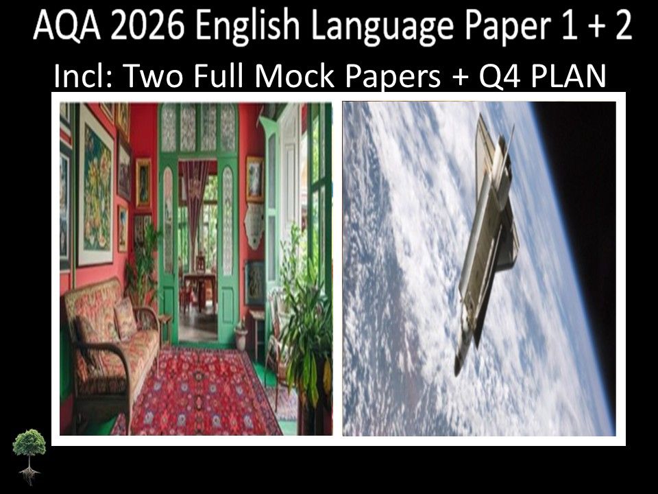 Two AQA 2026 English Language Paper 1 + 2 Mocks | Q4 Plan