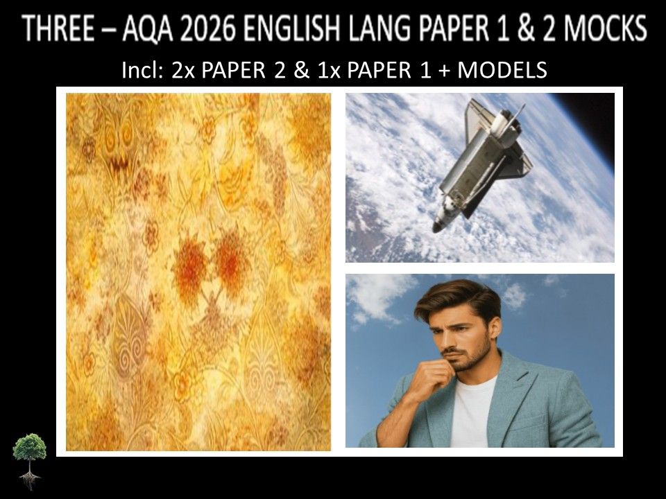 THREE - AQA PAPER 1 & 2 | 2026 FULL MOCKS | MODELS