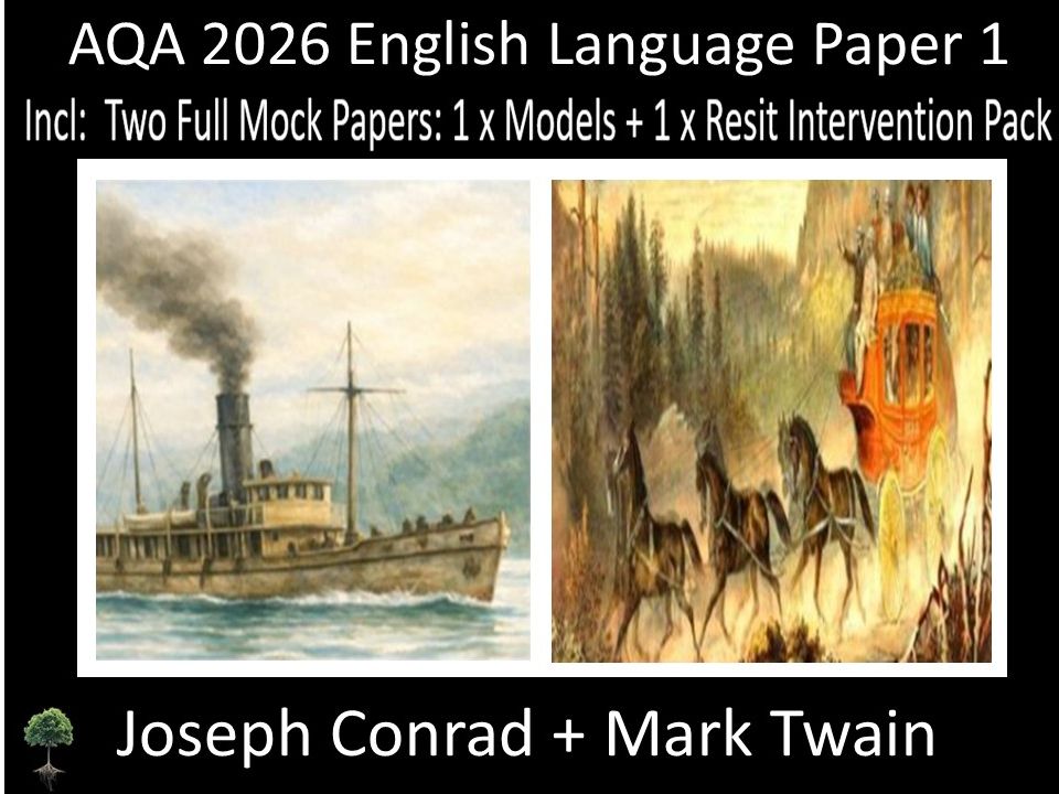 Two AQA 2026 English Language Paper 1 Mocks | Resit Intervention | Models