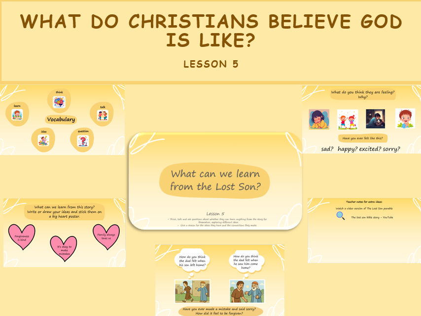 RE Unit 1.1 What Can We Learn from the Lost Son? Lesson 5