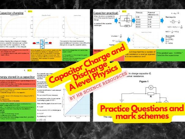 Capacitor Charging and Discharging A level Physics