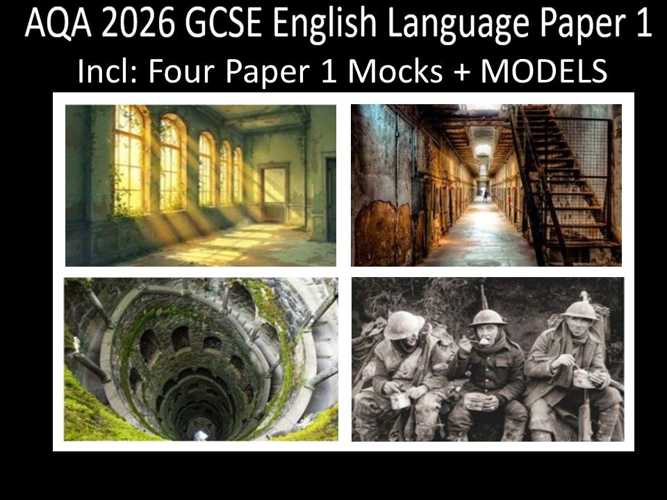 Four AQA 2026 GCSE English Language Paper 1 Mocks | Models